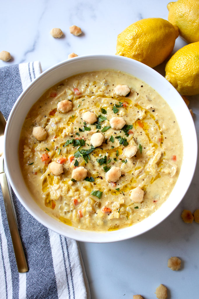 Lemon Chicken Rice Soup (Easy Weeknight Recipe) | Jen's Rooted Kitchen