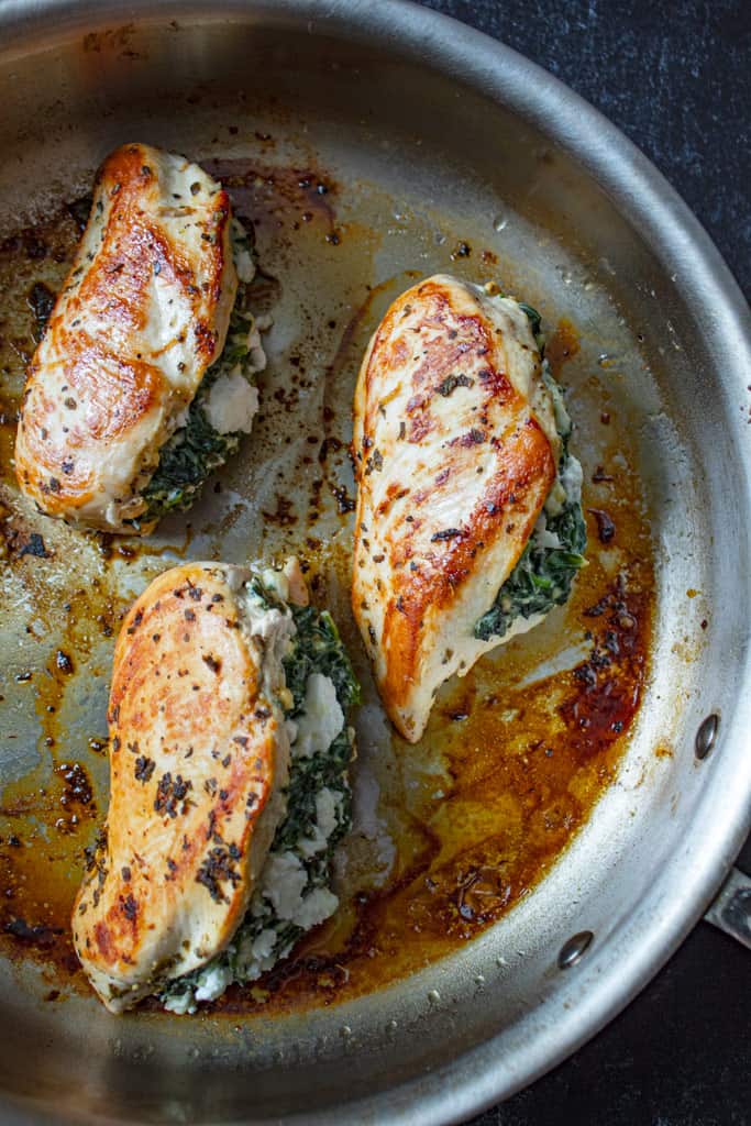 Feta and Spinach Stuffed Chicken