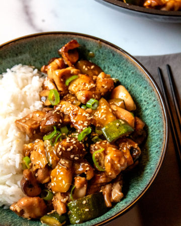 Asian Chicken Thigh and Veggie Stir Fry