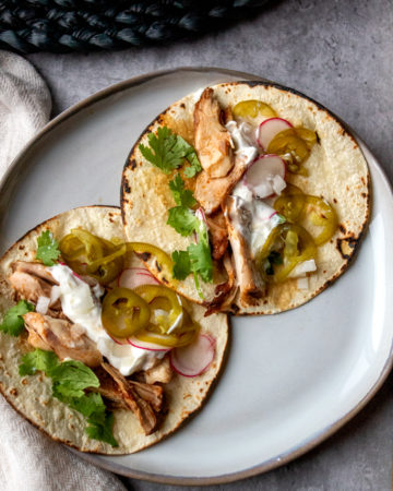 Stewed Chicken Tacos